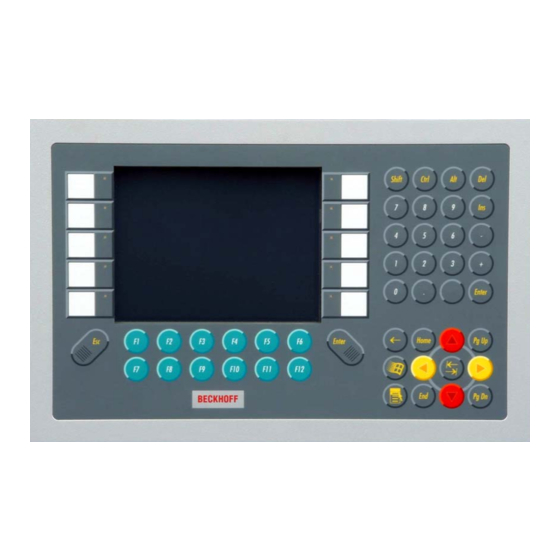 Beckhoff CP66 Series Installation And Operating Instructions Manual