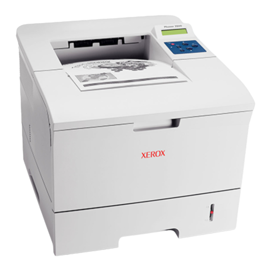 Xerox Phaser 3500 User Manual