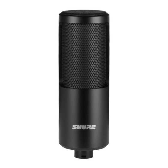Shure SM4 Manuals