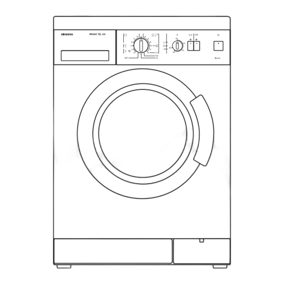 Siemens SIWAMAT XL 536 Washing Machine Manuals