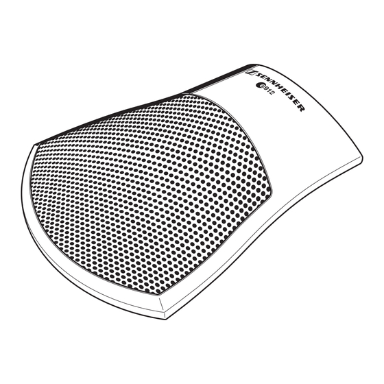 Sennheiser e912 Instuctions For Use
