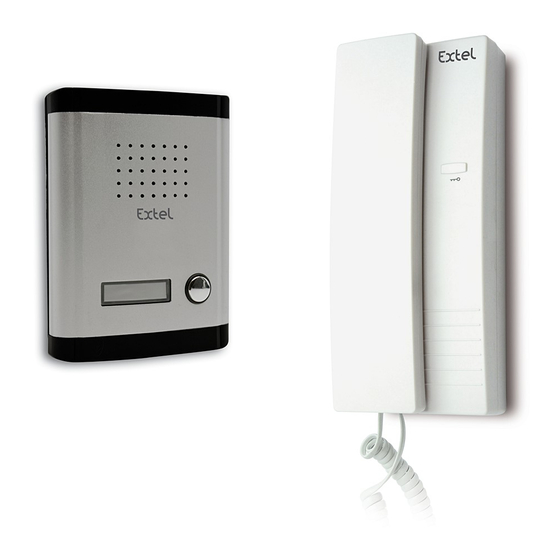 Extel WEPA 201 LC SER.R1 Installation And User Manual