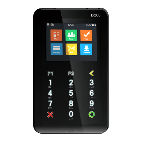 PAX D200 User Manual