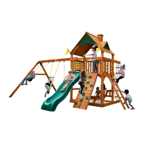 Gorilla Playsets Chateau II-Tarp Roof Manual