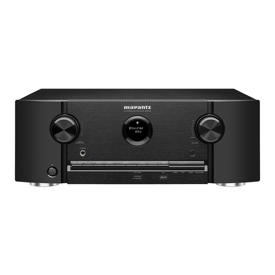 Marantz SR5012 Owner's Manual
