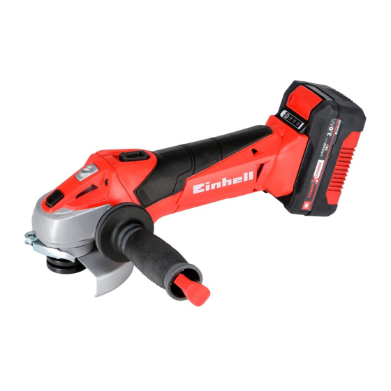 EINHELL TC-AG 18/115 Li Original Operating Instructions