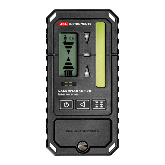 ADA INSTRUMENTS LASERMARKER 70 Operating Manual