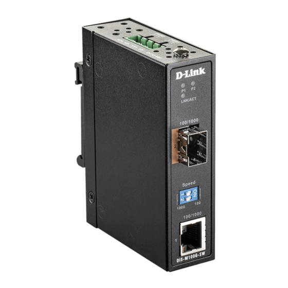D-Link DIS-M100G-SW Quick Installation Manual