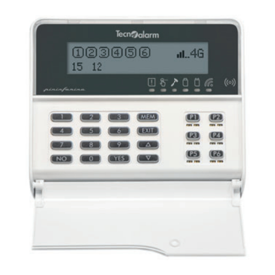Tecnoalarm Evolution EV LCD Manual