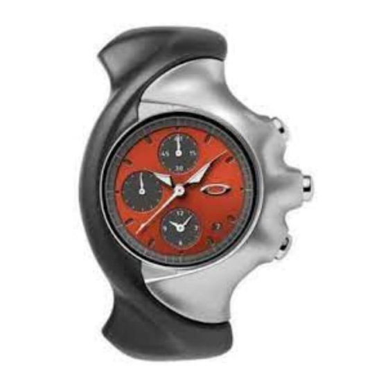 Oakley DETONATOR Men's Watch Manuals