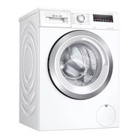Bosch WAN Series Instruction Manual And Installation Instructions