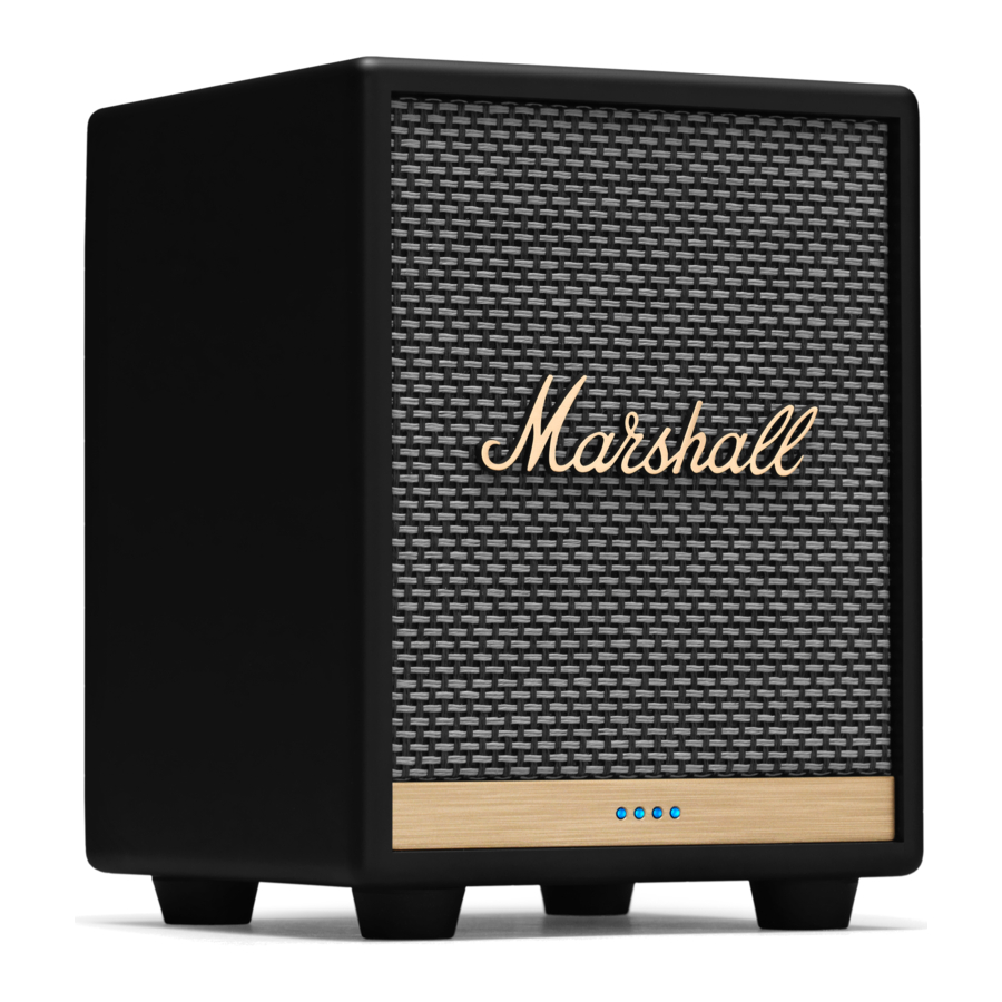 Marshall Uxbridge Voice with Amazon Alexa - Speaker Manual
