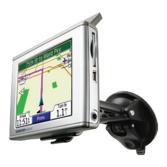 Garmin nuvi Quick Reference Manual