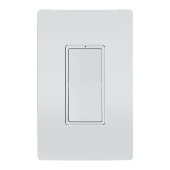 LEGRAND radiant WNRL10WH Manual