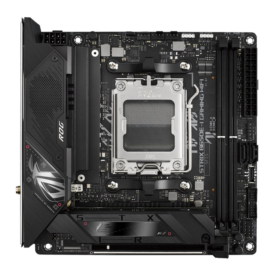 Asus ROG STRIX B650E-I GAMING WIFI Manual