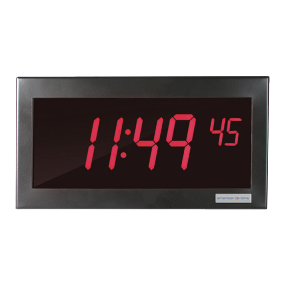 American Time SQA261RSAEA Installation And Operation Manual