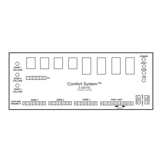 Jackson Systems Comfort System Z-300-HC Installation Instructions