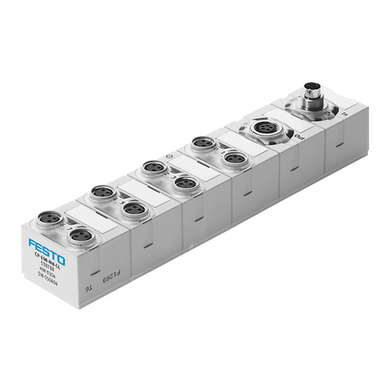 Festo CP-E08-M12-CL Manual