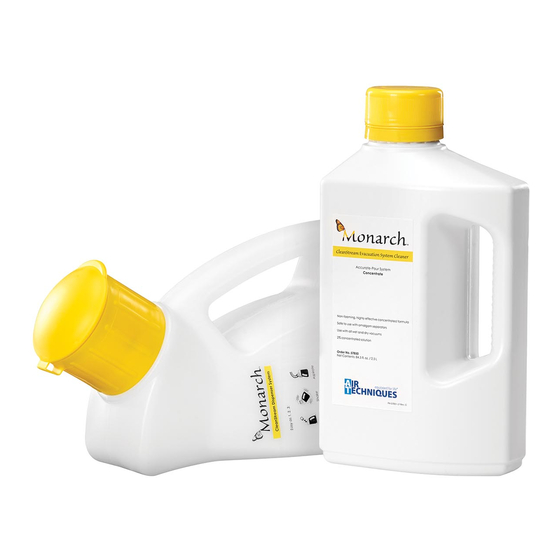 Air Techniques Monarch CleanStream Cleaning Manual
