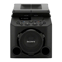 Sony GTK-PG10 Pairing And Connecting