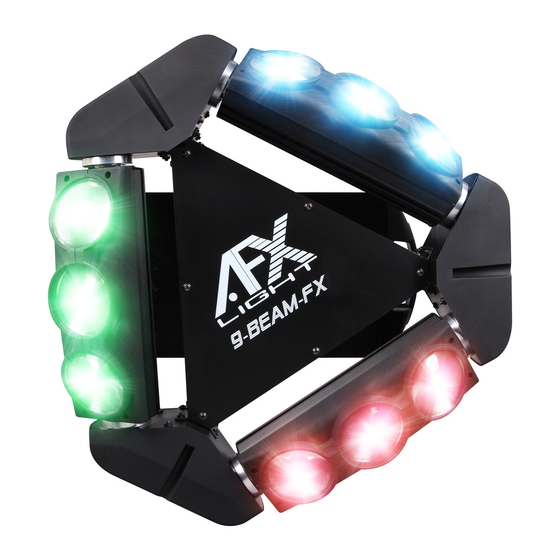 afx light 9BEAM-FX User Manual
