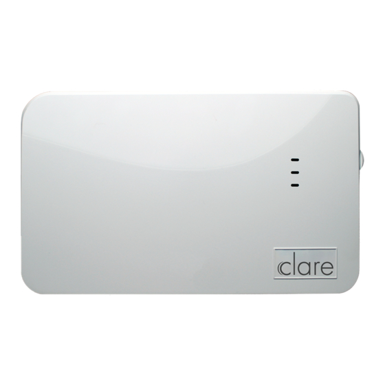Clare Controls ClareOne CLR-C1-W2WL Installation Sheet