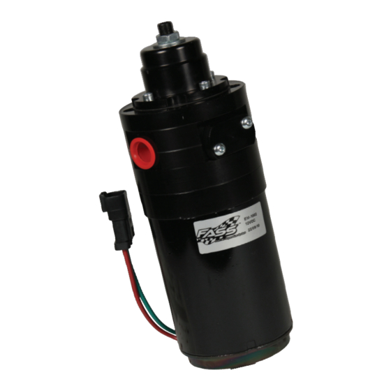 Fass FA D10 125G Installation Manual