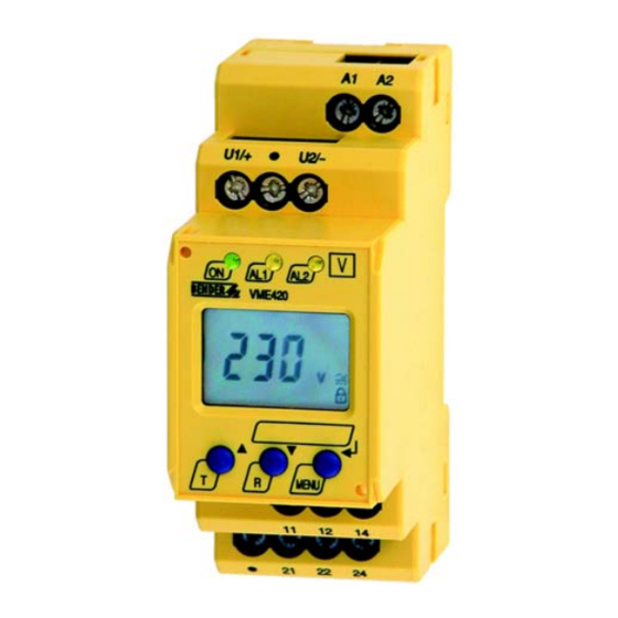 Bender VME420 Quick Start Manual