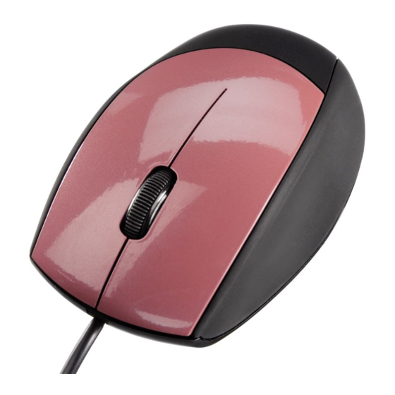 Hama Optical Mouse Operating	 Instruction