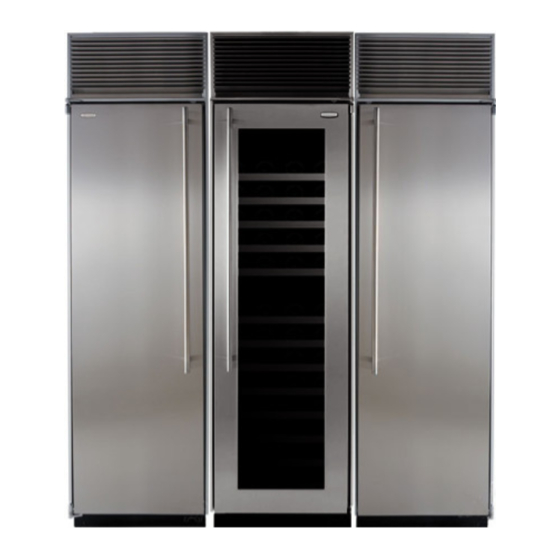 AGA marvel M60CFWR-SS Side Freezer/Wine Manuals