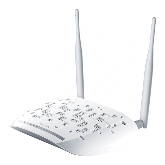 TP-Link TD-W8968 Quick Install Manual