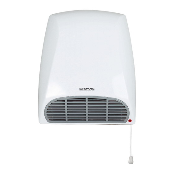 Euromatic BT2000 Bathroom Heater Manuals