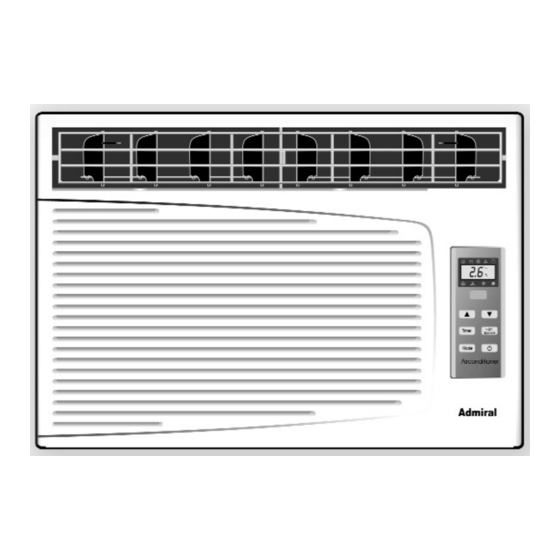 Admiral AAW-05CM1FHU Use And Care Manual