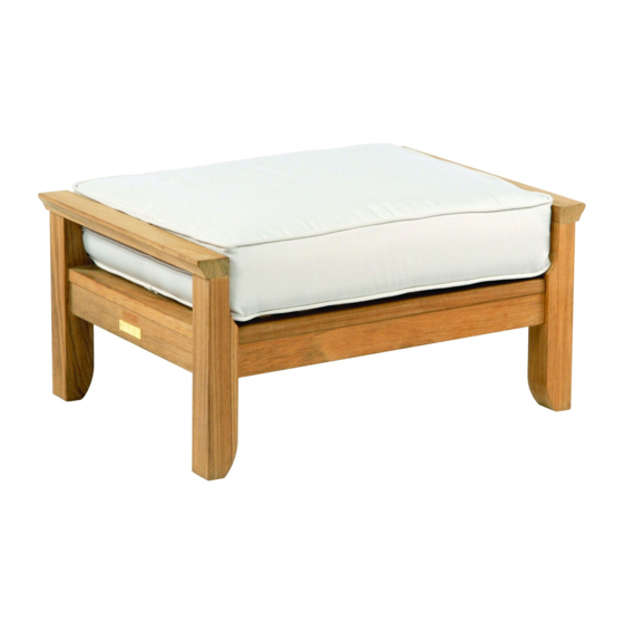 kingsley-bate Chelsea Ottoman CO10 Assembly Instructions