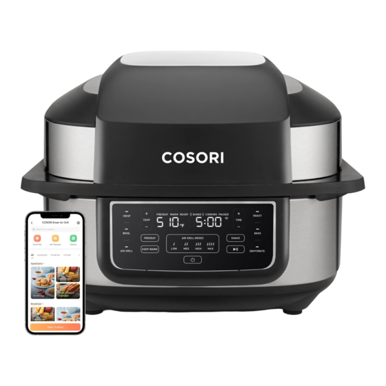 Cosori VeSync Aeroblaze CAG-A601S Series Quick Reference Manual