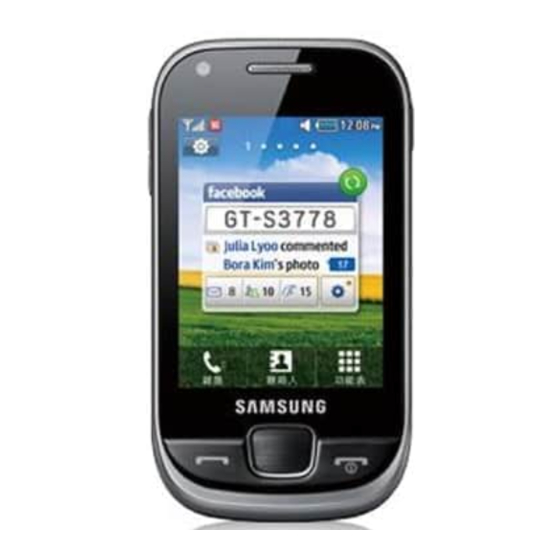 Samsung GT-S3778 User Manual