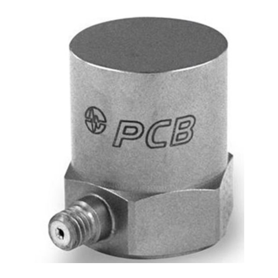 PCB Piezotronics SHEAR ICP 320C17 Installation And Operating Manual