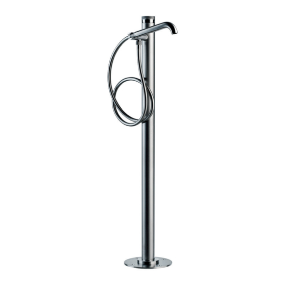 Bossini ACCIAIO INOX Instructions For Installation, Operation And Maintenance