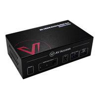 AV Access 8KSW21-KVM Troubleshooting