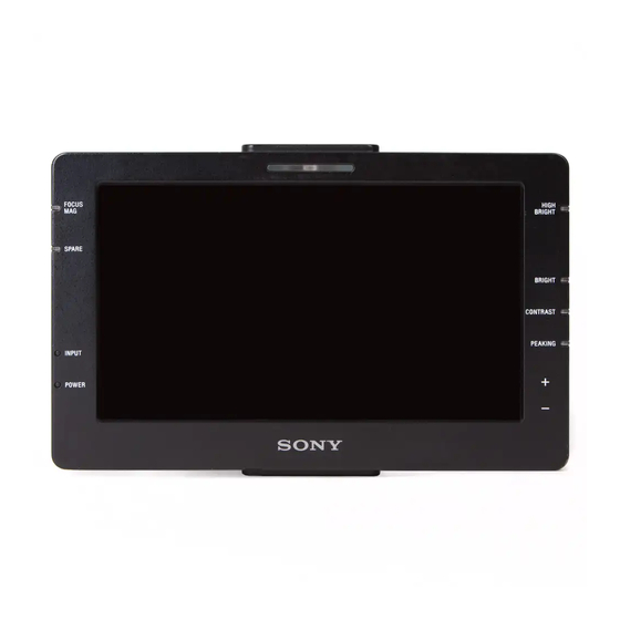 Sony DVF-L700 Operating Instructions Manual