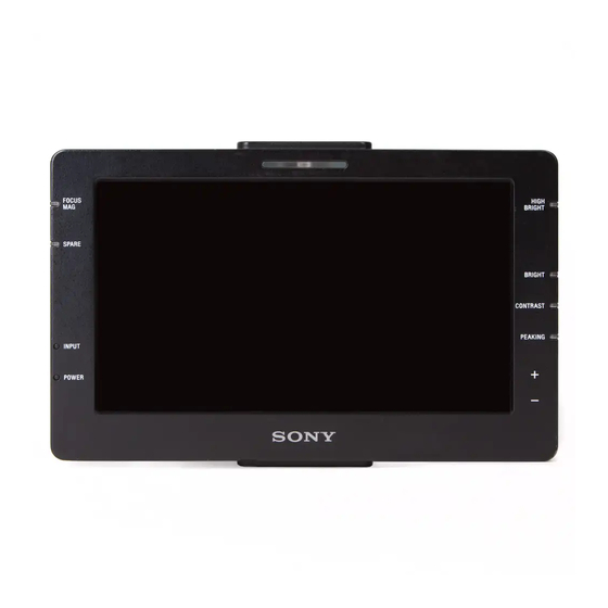 Sony DVF-L700 Manuals