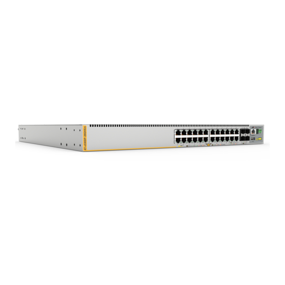 Allied Telesis AlliedWare Plus AT-x530-28GPXm Installation Manual