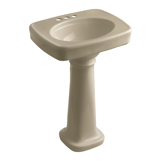 Kohler K-2338 Series Installation Manual