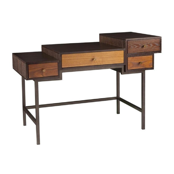 Southern Enterprises Kedzie Multilevel Desk HO730400TX Assembly Instructions Manual