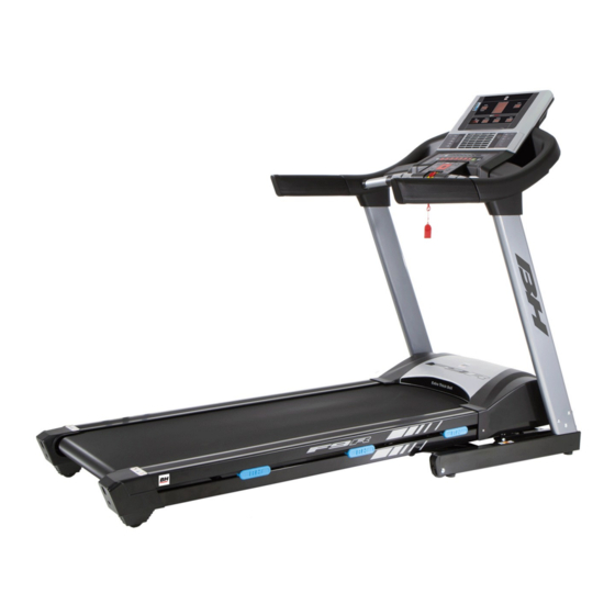 BH FITNESS F9R TFT G6520TFTR Instructions For Assembly And Use