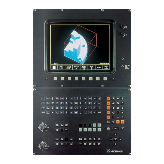 HEIDENHAIN TNC 415 Manual
