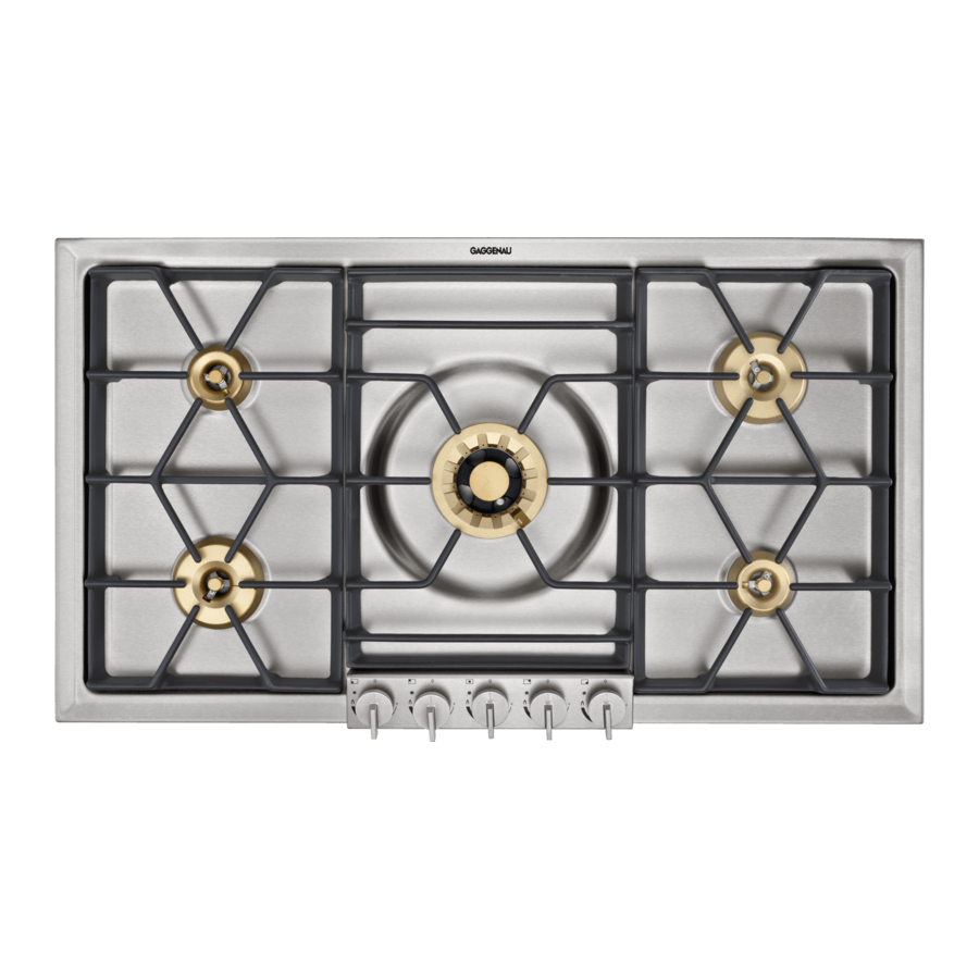 Gaggenau KG 291 CA Operation And Installation Manual