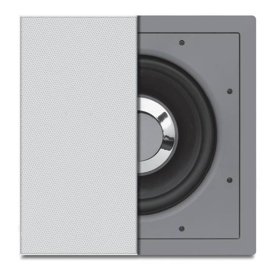 Proficient Audio Systems Protege IWS105 Owner's Manual