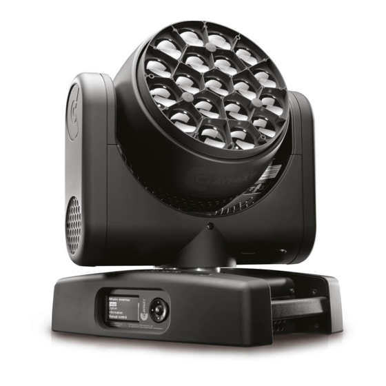 Claypaky K-EYE K20 HCR Instruction Manual