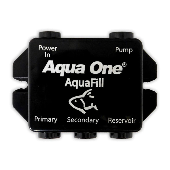 Aqua One AquaFill Manual